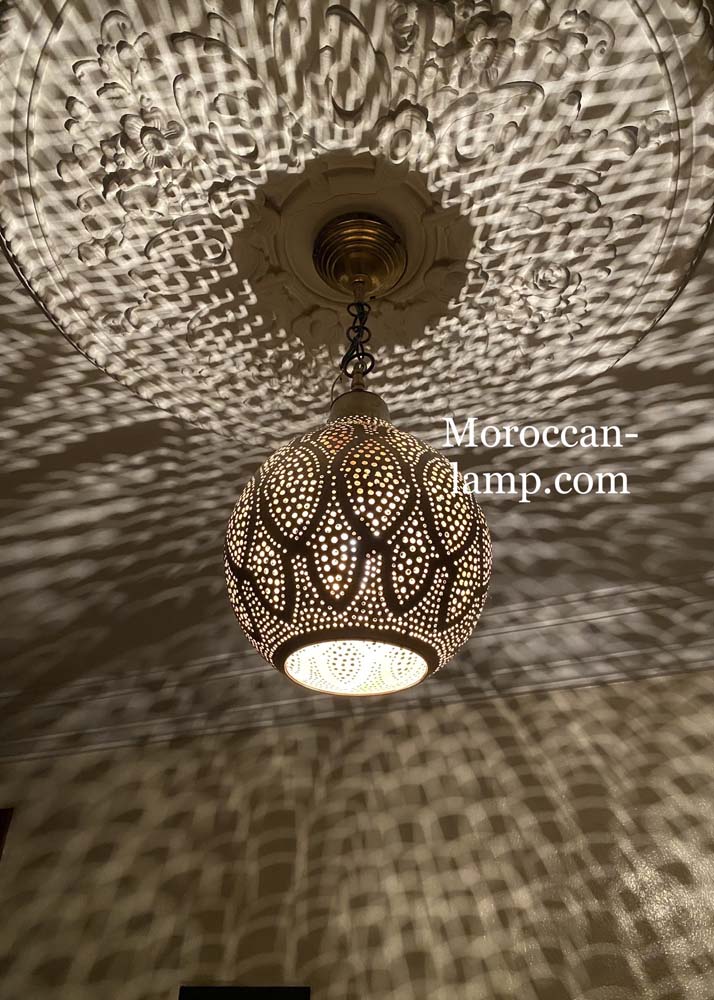 plafond de lampe marocaine
